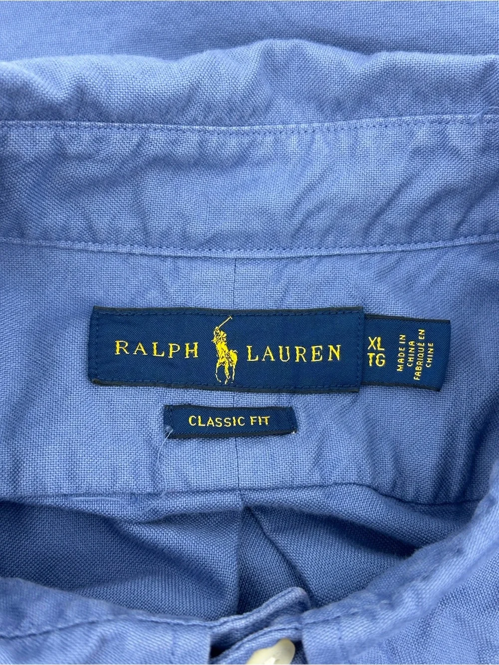 Polo PRL Ralph Lauren Classic Fit Oxford Cloth Button-Down OCBD XL